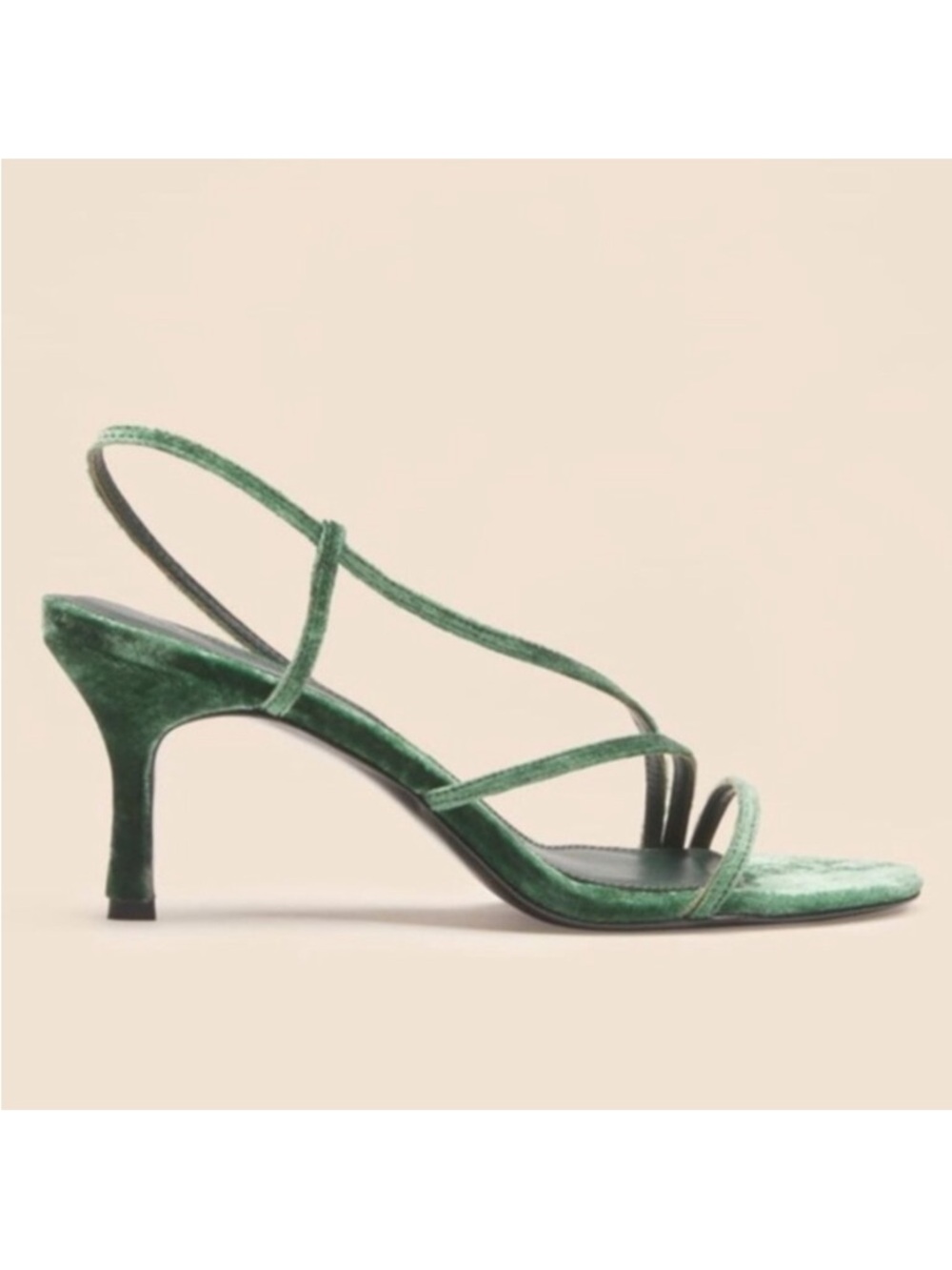 Reformation | Marylou Velvet Slingback Heels